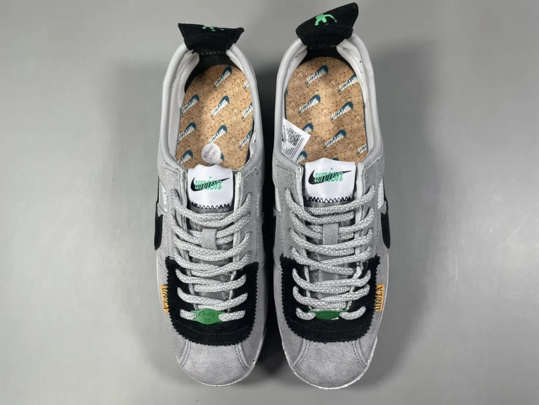 Union x Nike Cortez Black Grey Sneaker –  Rep Shoes and Nike Replica Seasonal 1529