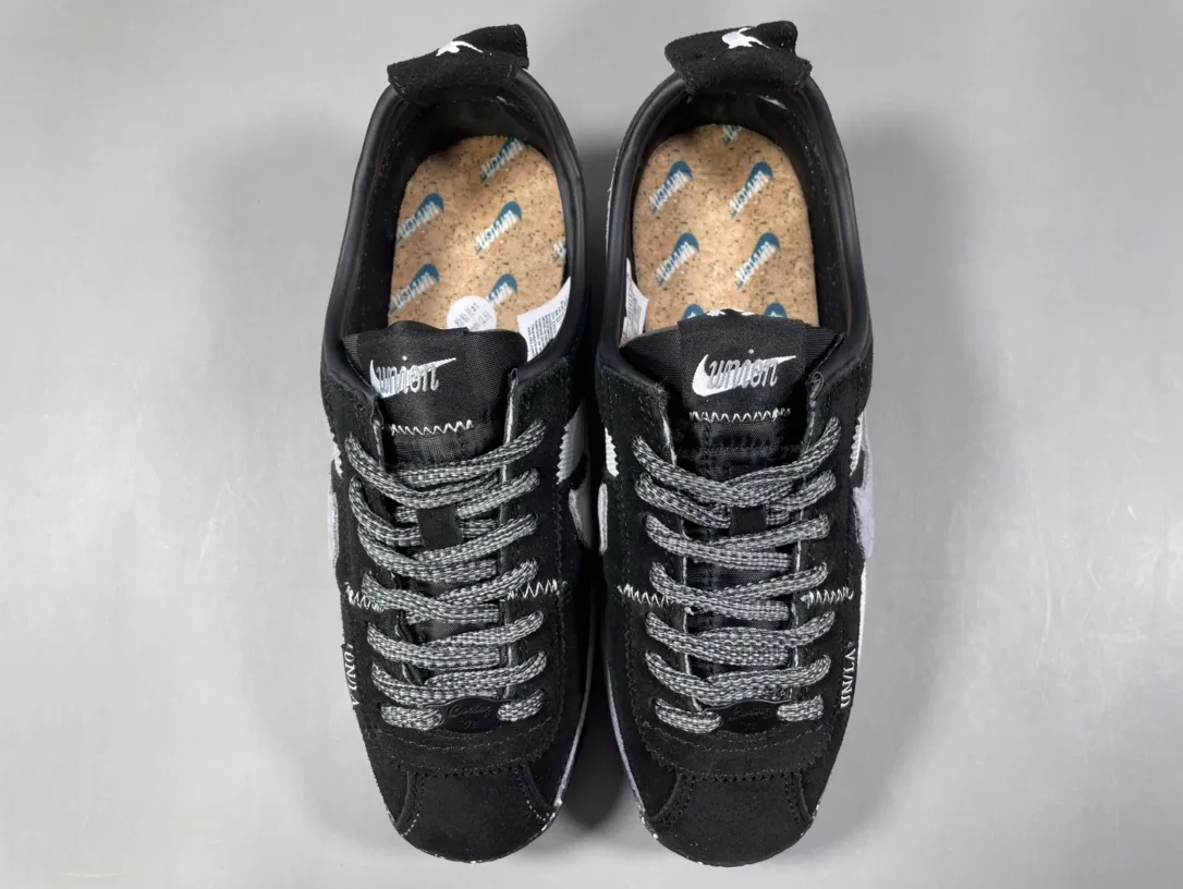 UrbanStyle Union x Nike Cortez Grey Swoosh Replica Nike Sneakers 1532