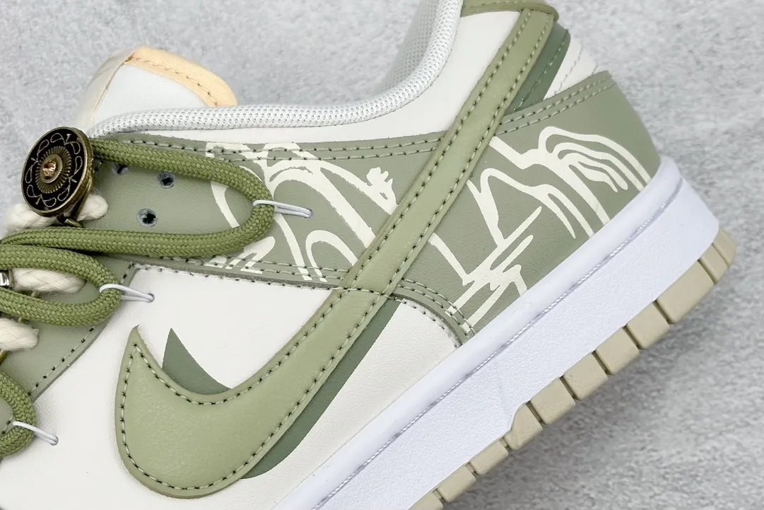 Seasonal YC NK Dunk Low Palace Dragon Well Tea – Replica Nikes & Rep Shoes 1602