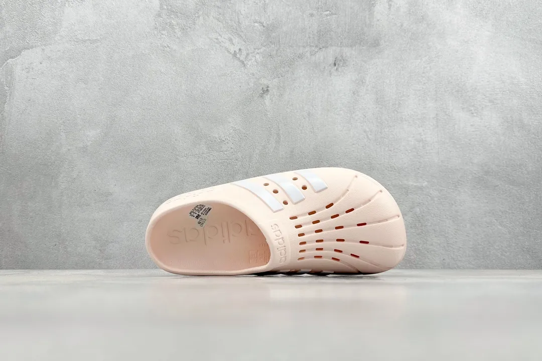 WaterResistant adidas Adilette Clogs FY6045 Pink White – Replica Adidas Sneakers 461