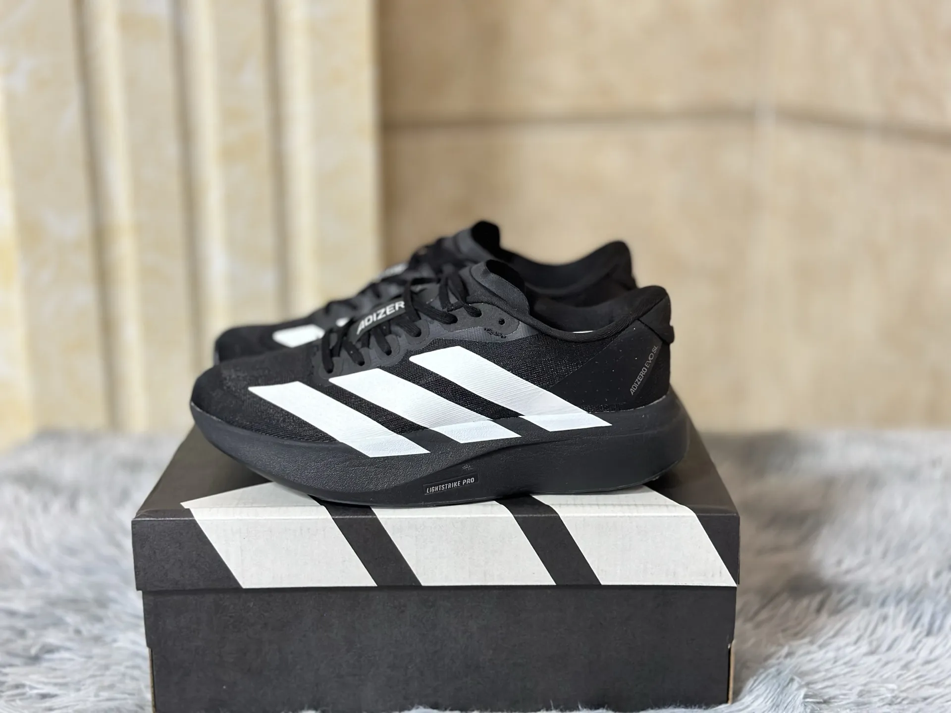 adidas Adizero Evo SL Black White Running Shoes – Rep Shoes & Adidas Replica Shoes SunProtective 477