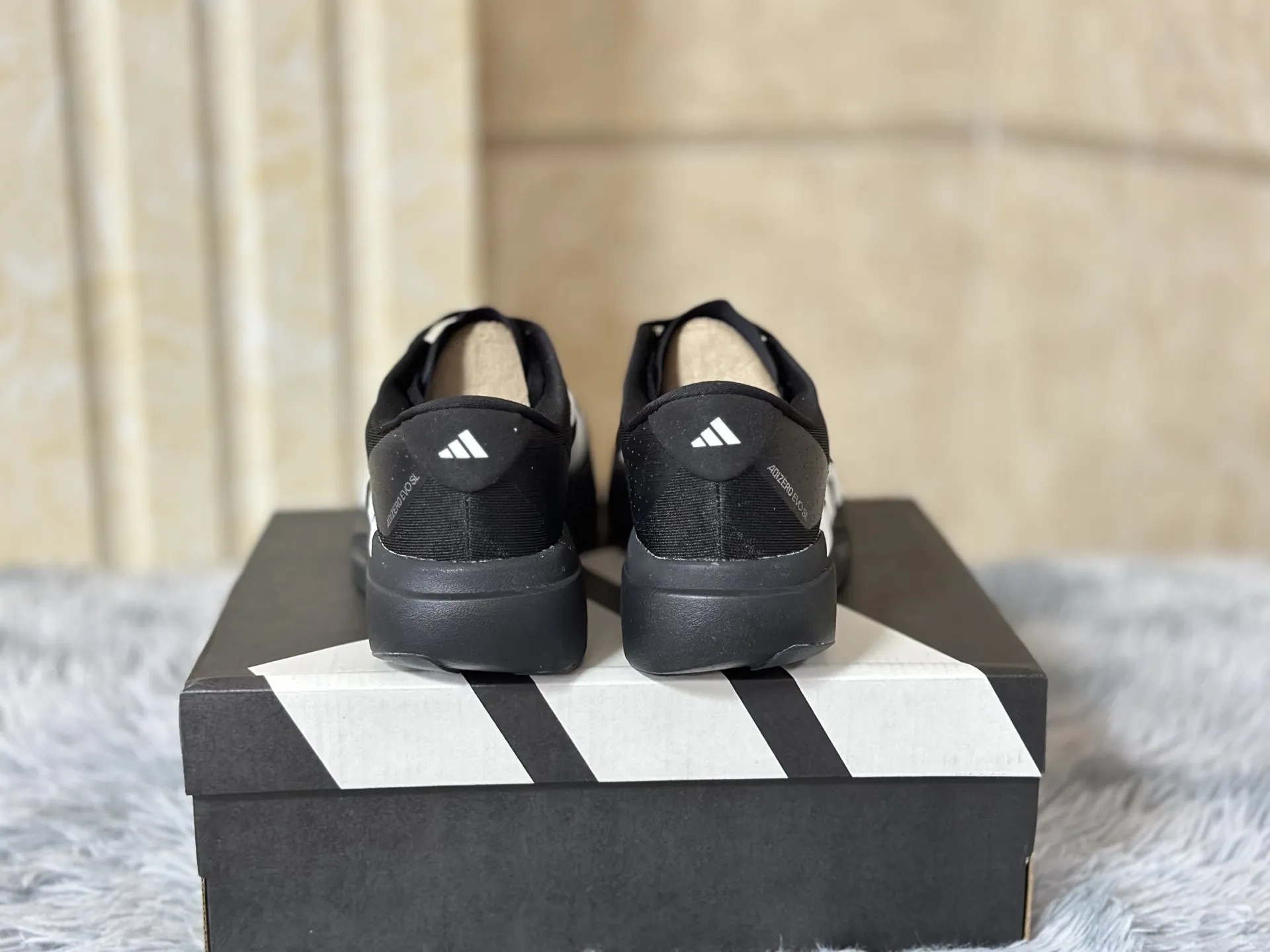 adidas Adizero Evo SL Black White Running Shoes – Rep Shoes & Adidas Replica Shoes SunProtective 477