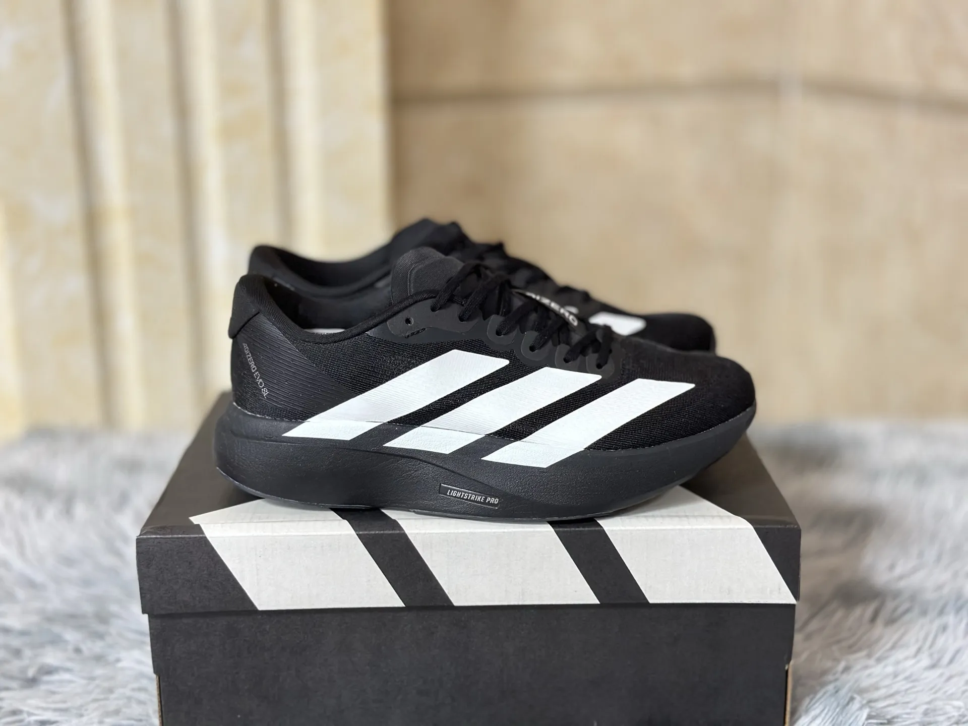 adidas Adizero Evo SL Black White Running Shoes – Rep Shoes & Adidas Replica Shoes SunProtective 477