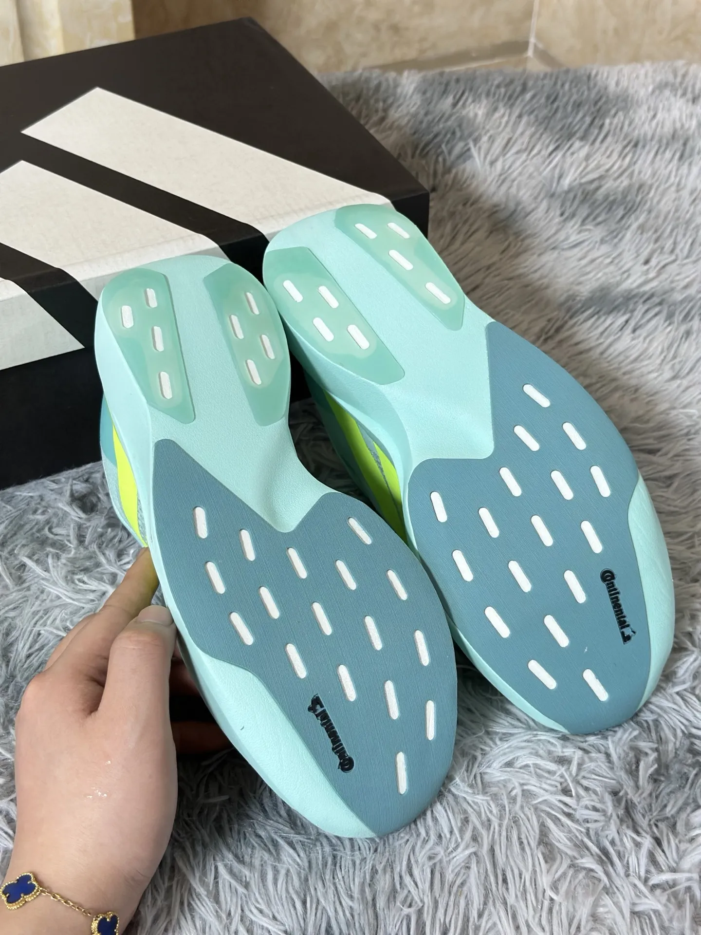 Cozy adidas Adizero Evo SL Mint Green Replica Shoes –  Adidas Replica 484