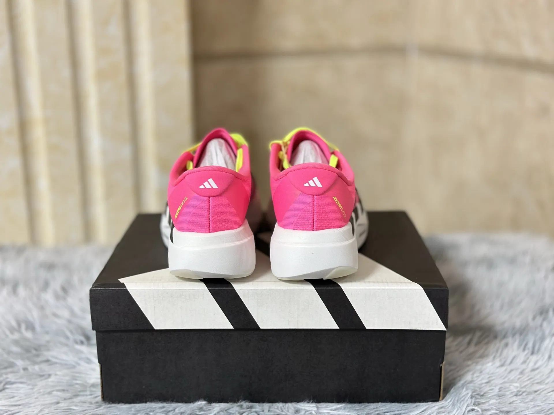 adidas Adizero Evo SL Pink Black Replica Sneakers – Rep Shoes for Running SoftTouch 479