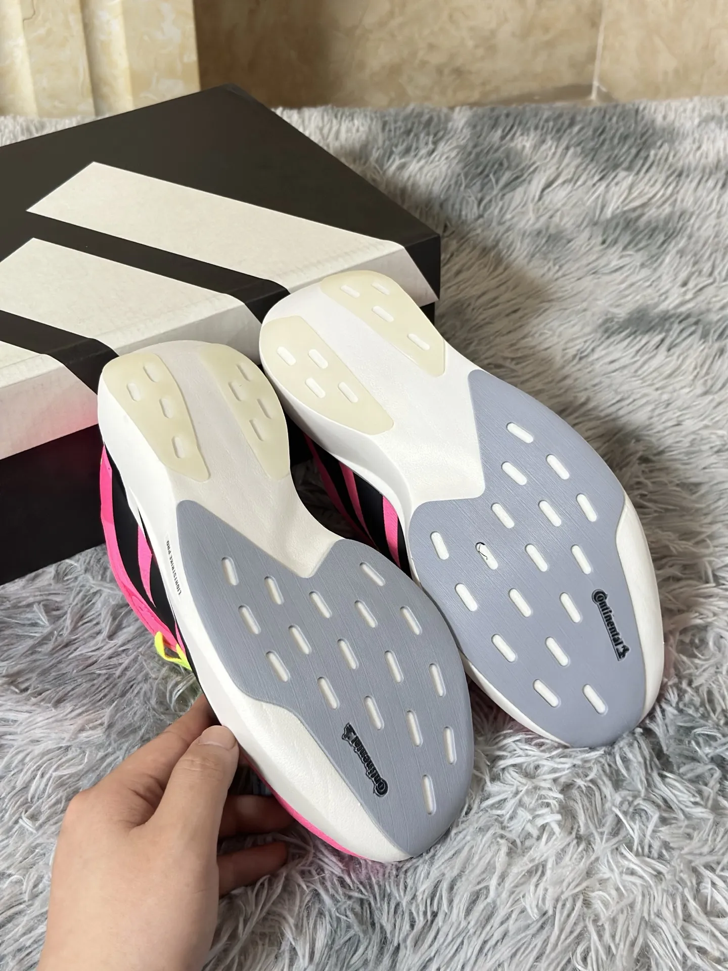 adidas Adizero Evo SL Pink Black Replica Sneakers – Rep Shoes for Running SoftTouch 479