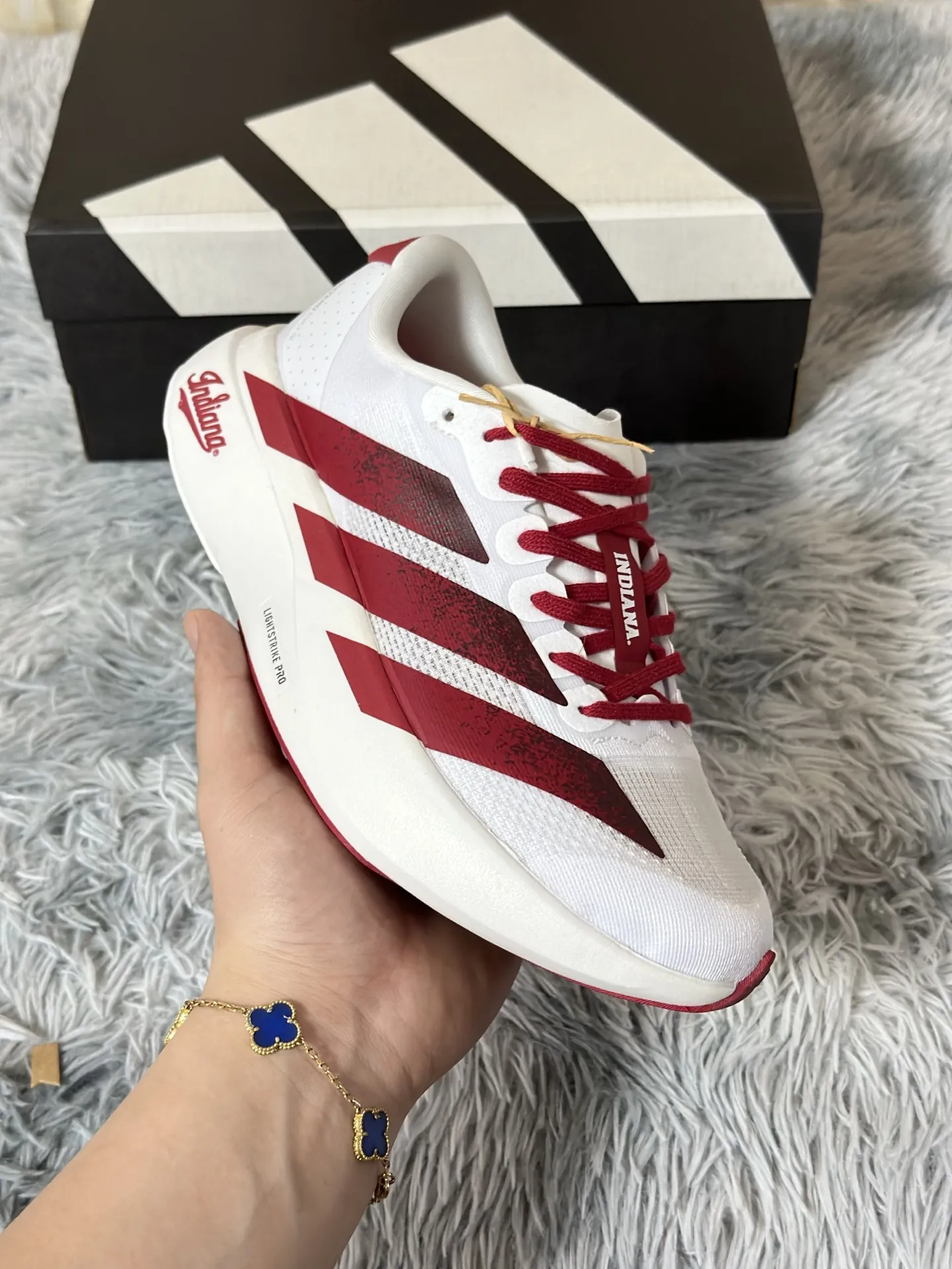 adidas Adizero Evo SL White Red Replica Shoes ZipUp 485