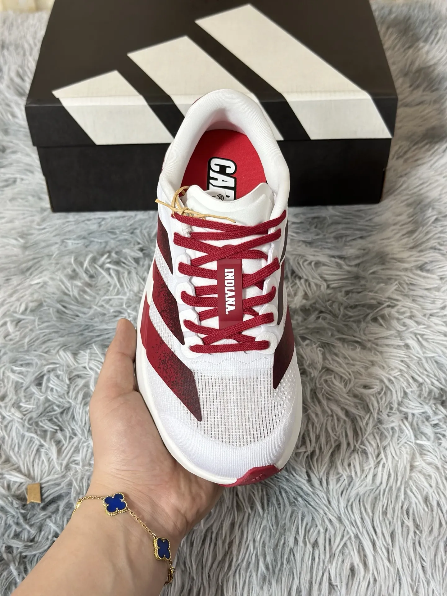 adidas Adizero Evo SL White Red Replica Shoes ZipUp 485