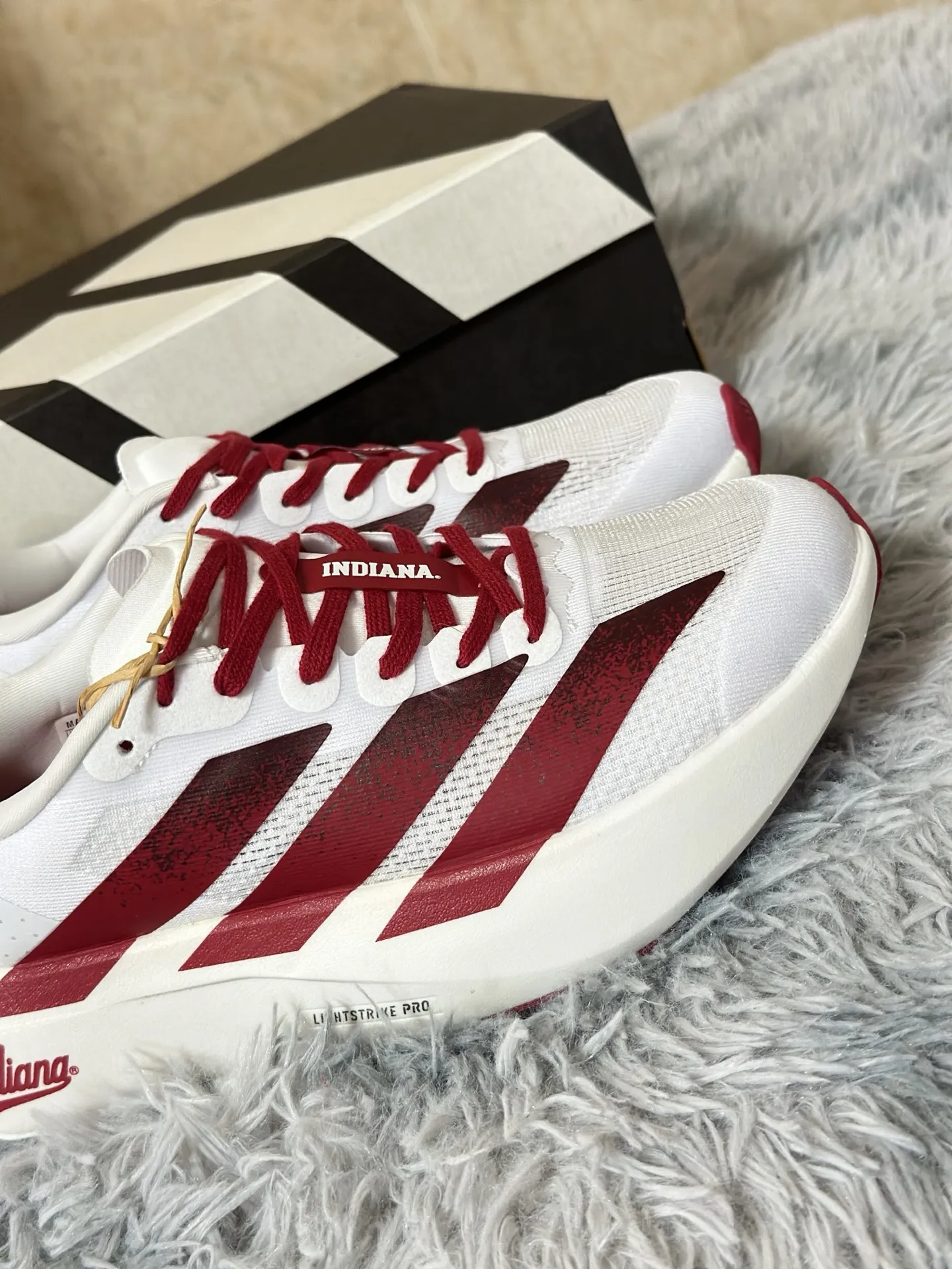 adidas Adizero Evo SL White Red Replica Shoes ZipUp 485