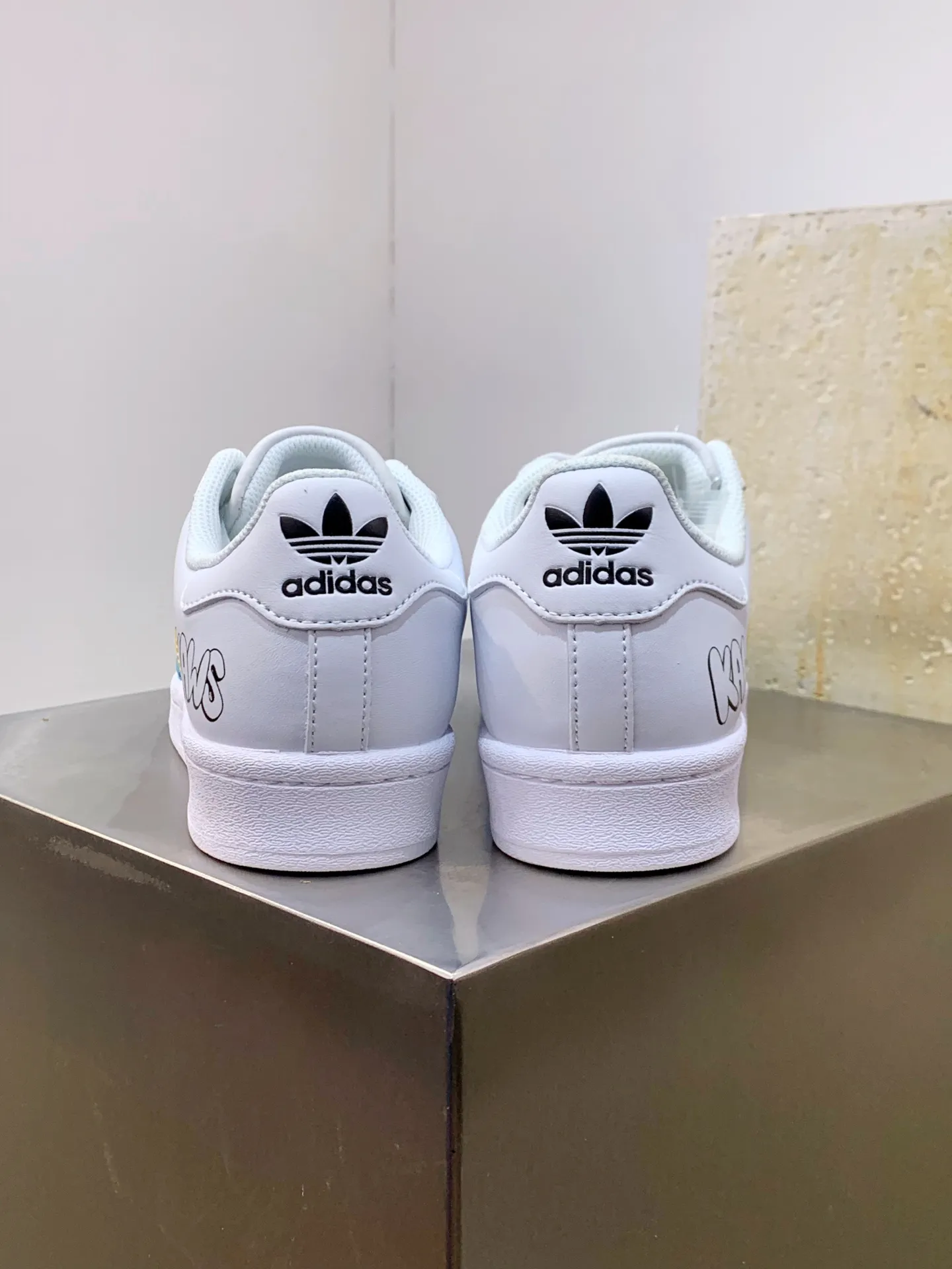 Refined adidas Gazelle Indoor KAWS White Multicolor 494