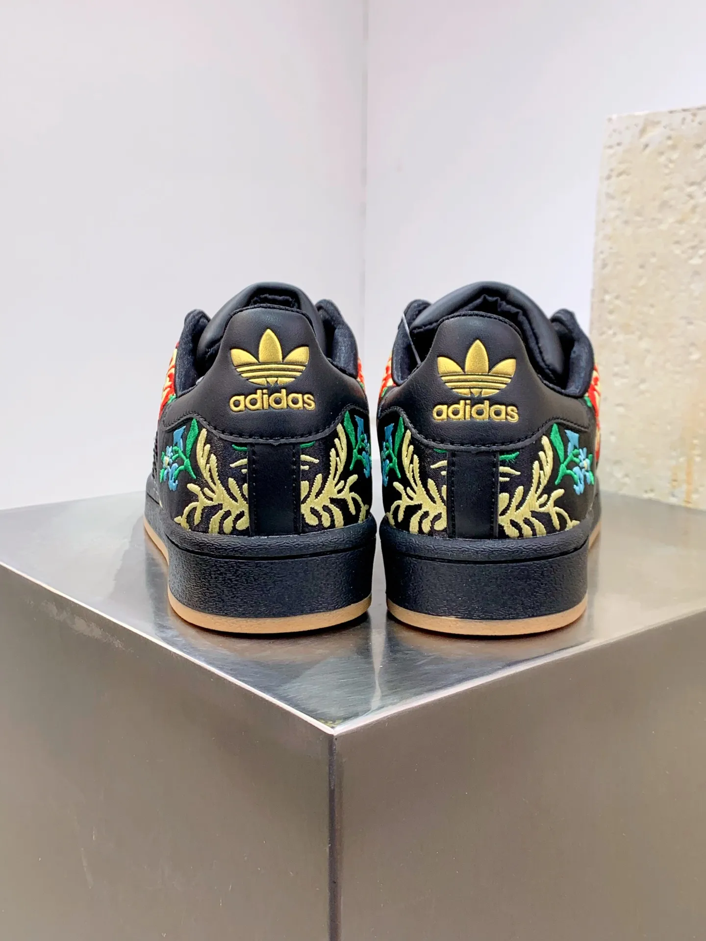 AllSeason adidas Originals Superstar 2 Floral Black Low – Replica Adidas Shoes 540
