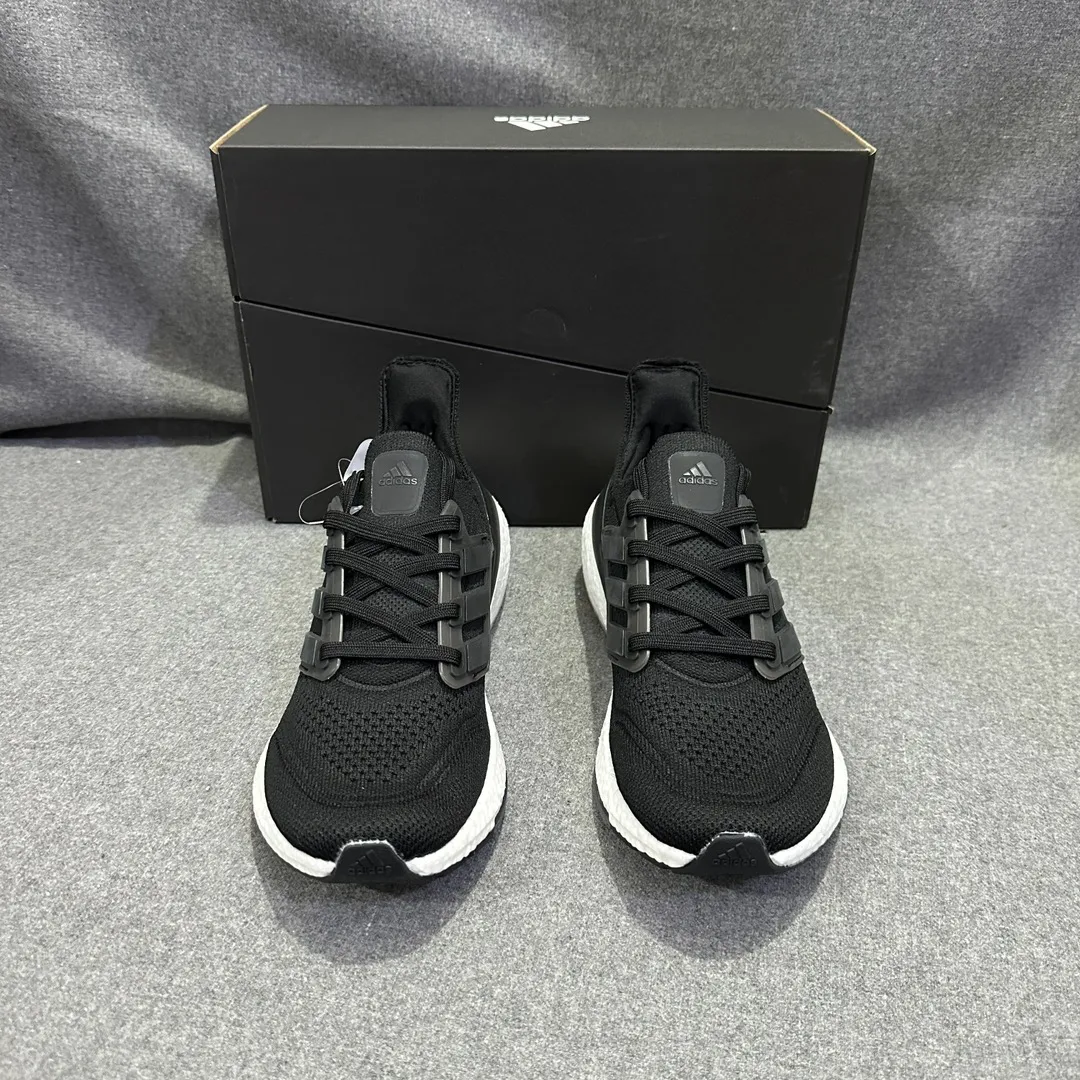 WaterResistant adidas Ultraboost 21 Black Grey Running Shoes – Replica Adidas Edition 576