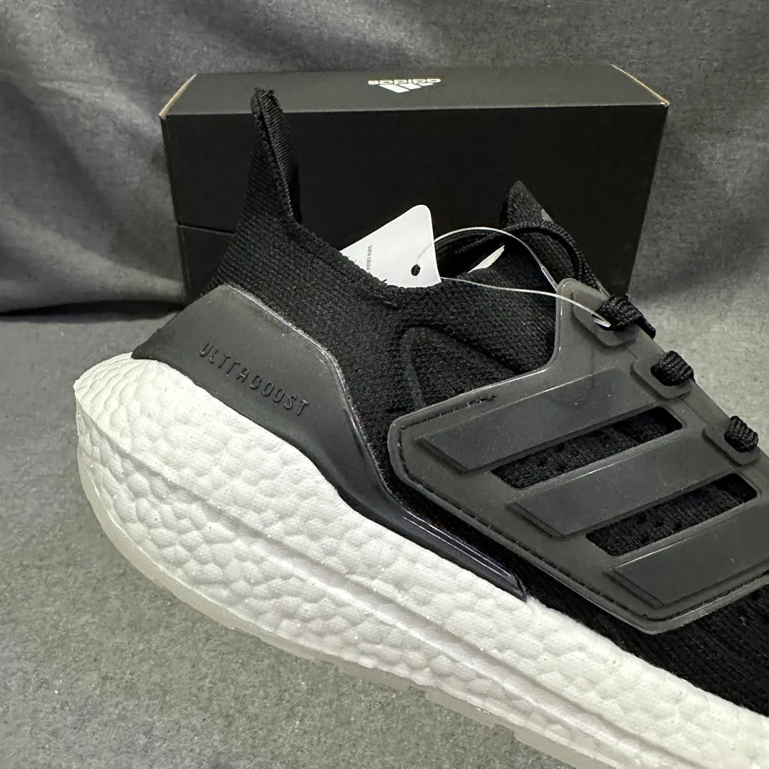 WaterResistant adidas Ultraboost 21 Black Grey Running Shoes – Replica Adidas Edition 576
