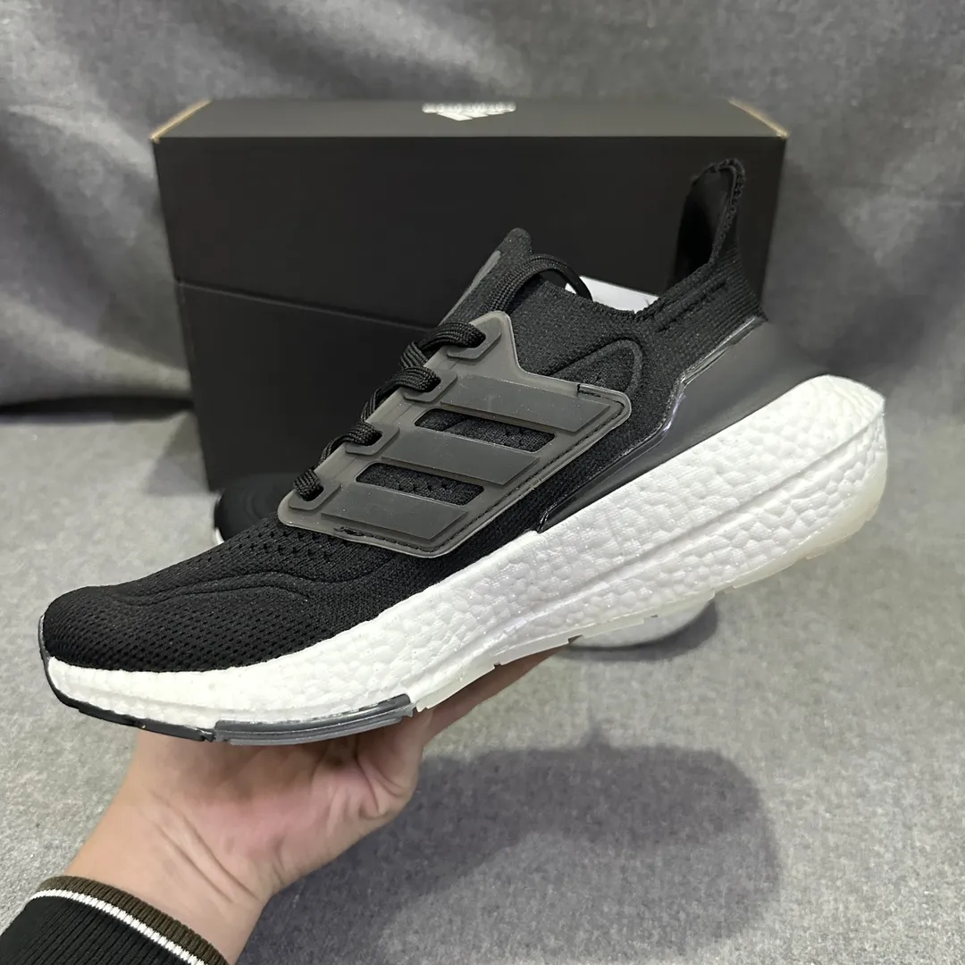 WaterResistant adidas Ultraboost 21 Black Grey Running Shoes – Replica Adidas Edition 576