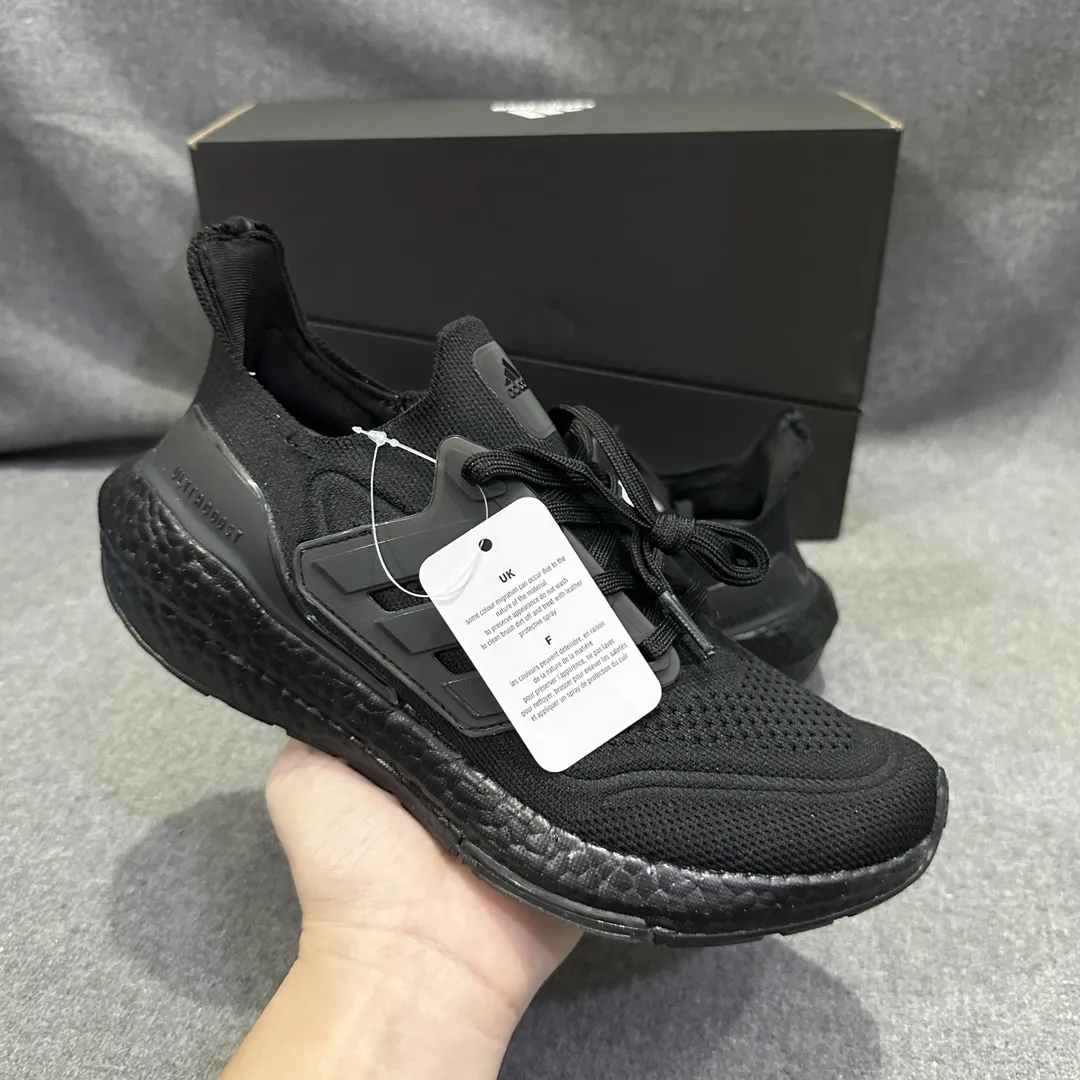 adidas Ultraboost 21 Black Running Shoes –  Replica Adidas Collection SmoothTexture 572
