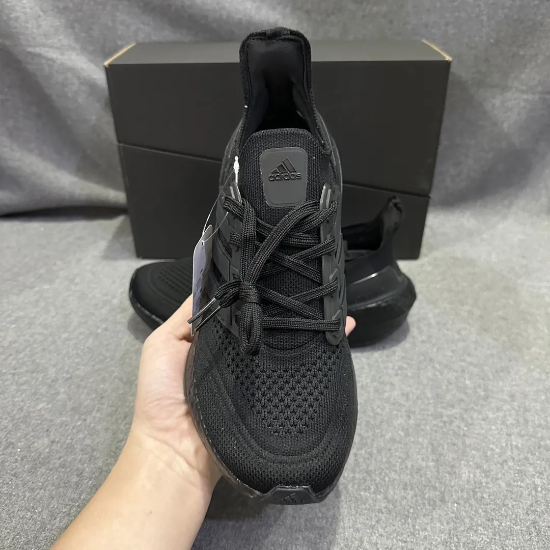 adidas Ultraboost 21 Black Running Shoes –  Replica Adidas Collection SmoothTexture 572