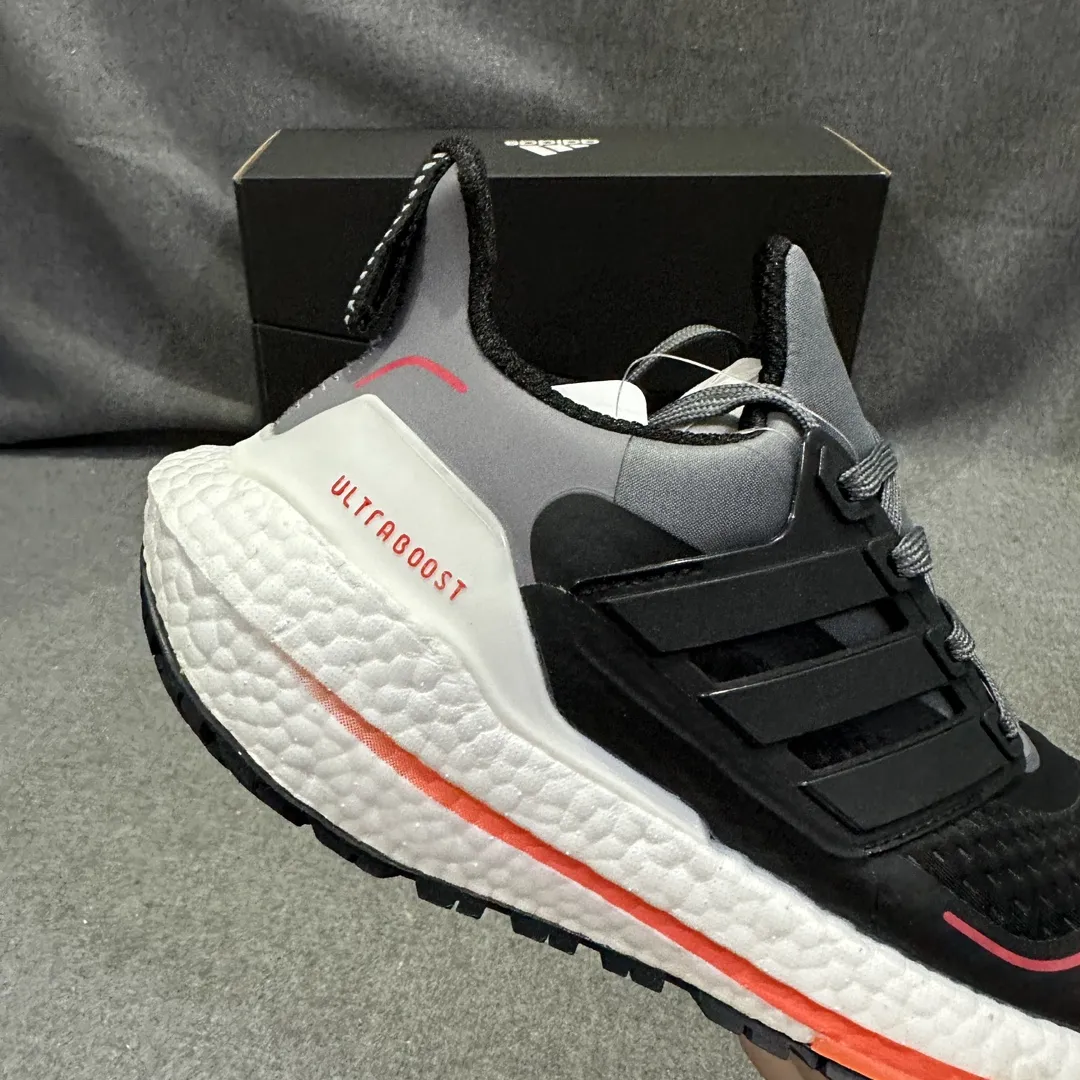 adidas Ultraboost 21 Carbon Black Running Shoes –  Replica Adidas Shoes MoistureWicking 567