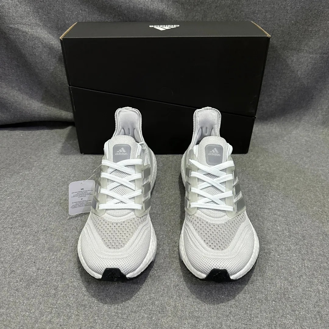 Affordable adidas Ultraboost 21 Mist Grey Running Shoes –  Replica Adidas Collection 578