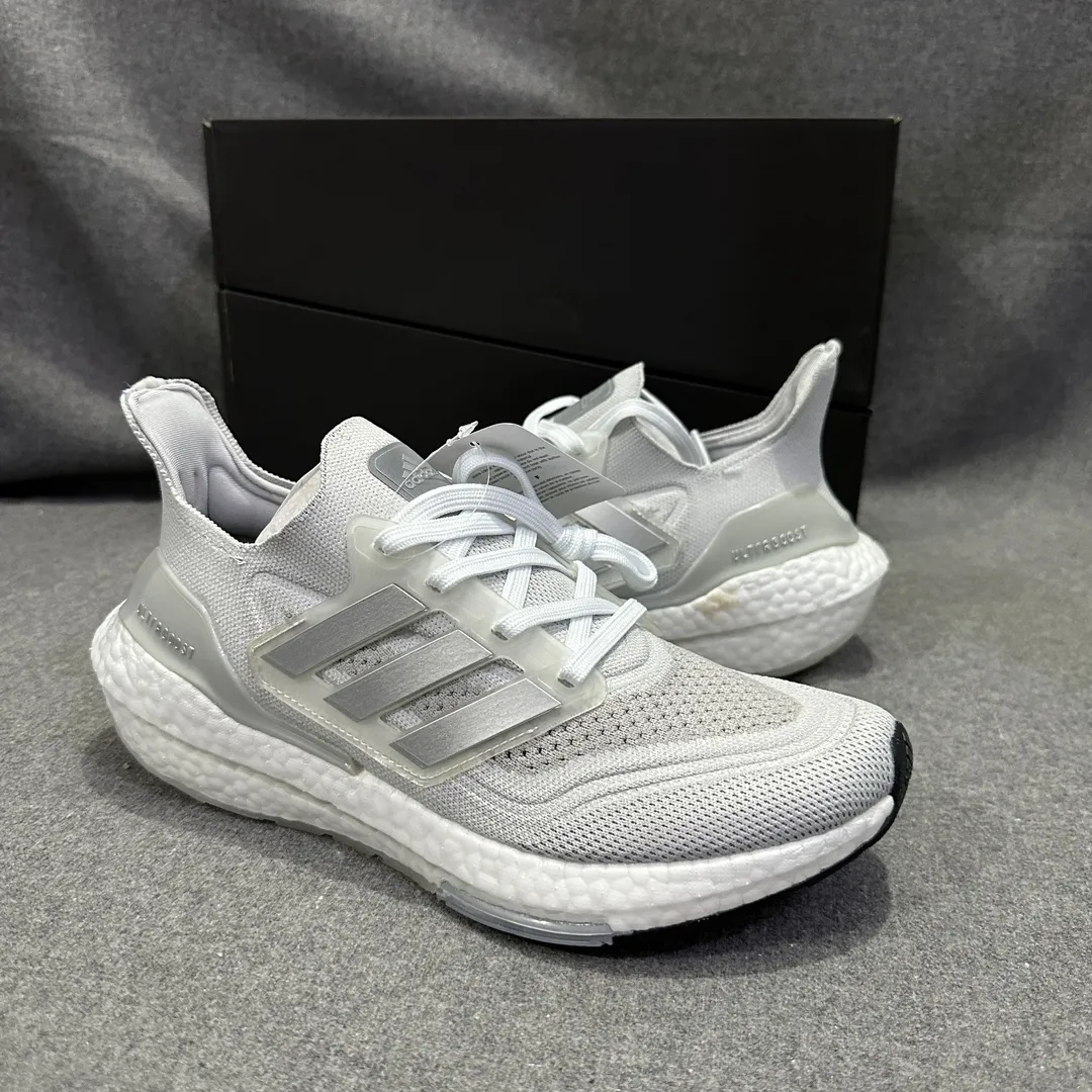 Affordable adidas Ultraboost 21 Mist Grey Running Shoes –  Replica Adidas Collection 578
