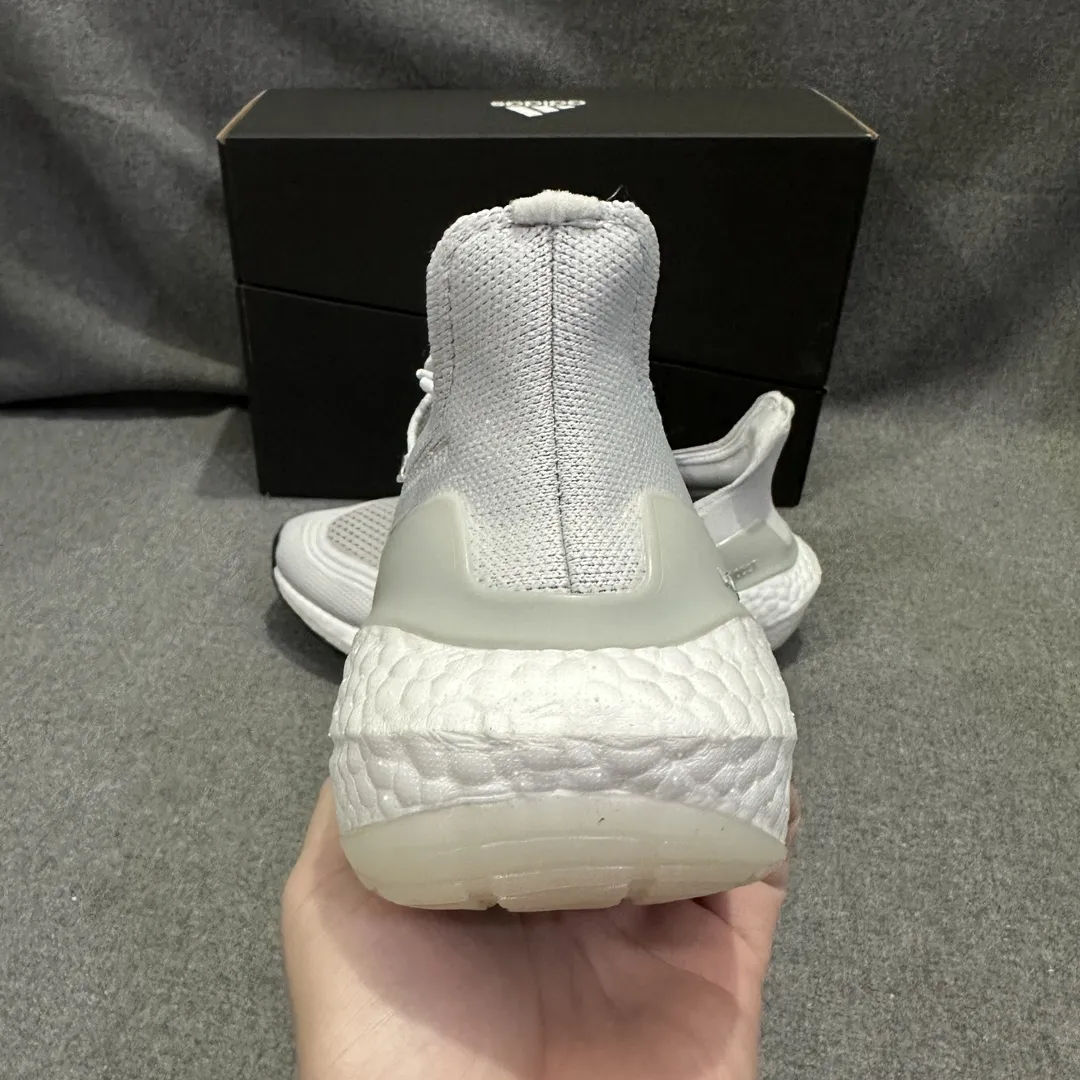 Affordable adidas Ultraboost 21 Mist Grey Running Shoes –  Replica Adidas Collection 578