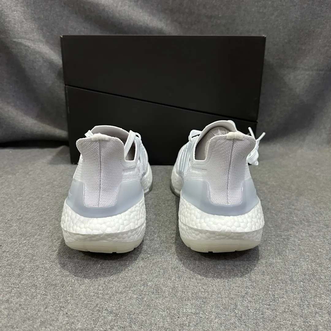 Sophisticated adidas Ultraboost 21 White Grey Running Shoes – Replica Adidas Edition 574