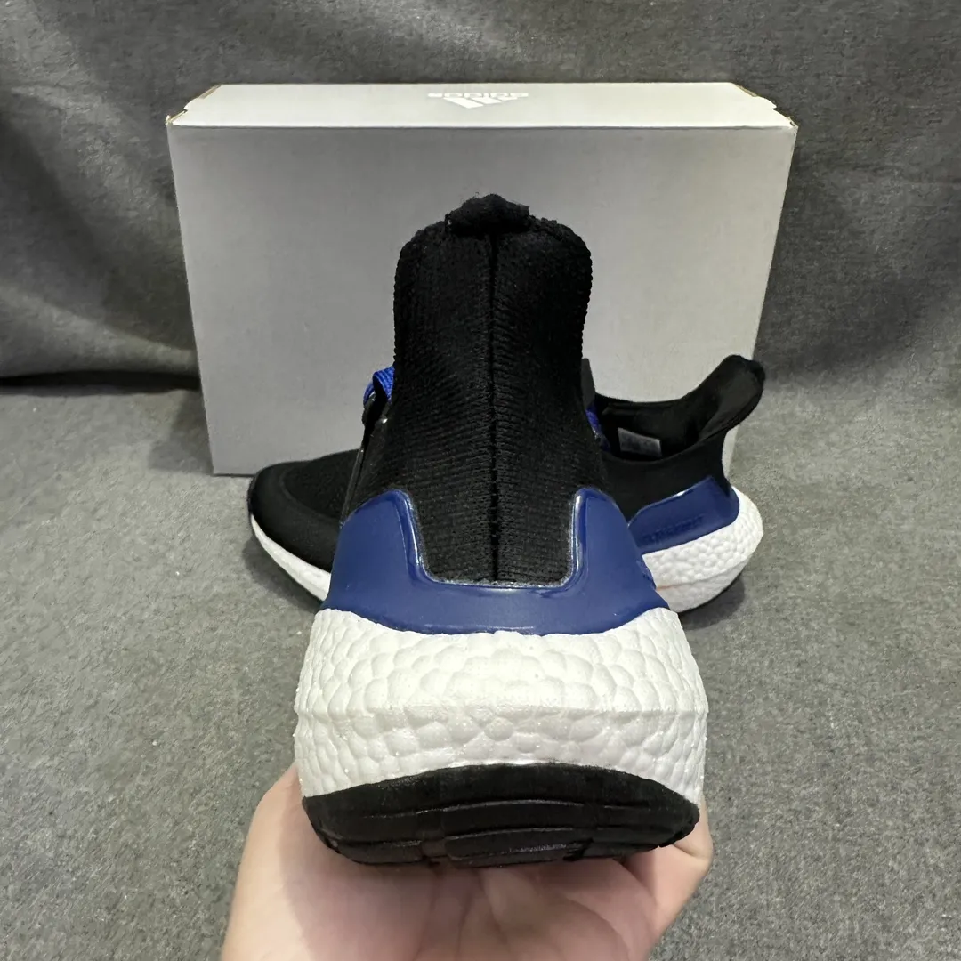 Popular adidas Ultraboost 22 Black Blue Running Shoes –  Replica Adidas Shoes 568