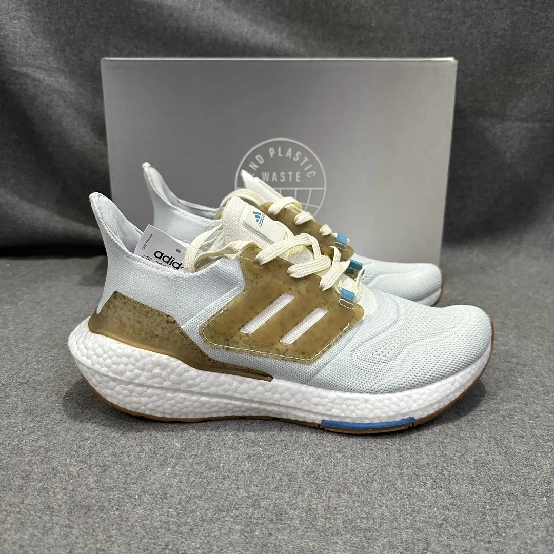 adidas Ultraboost 22 Linen Green Running Shoes –  Replica Adidas Shoes Refined 566