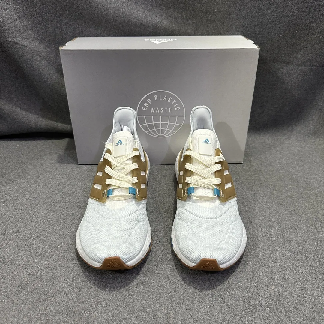 adidas Ultraboost 22 Linen Green Running Shoes –  Replica Adidas Shoes Refined 566