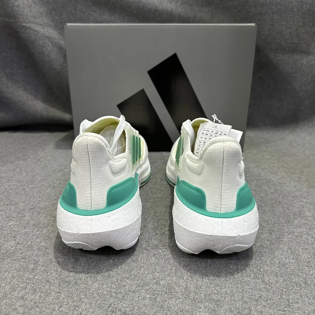 Supportive adidas Ultraboost 23 Light White Green Blue – Replica Adidas Shoes 579