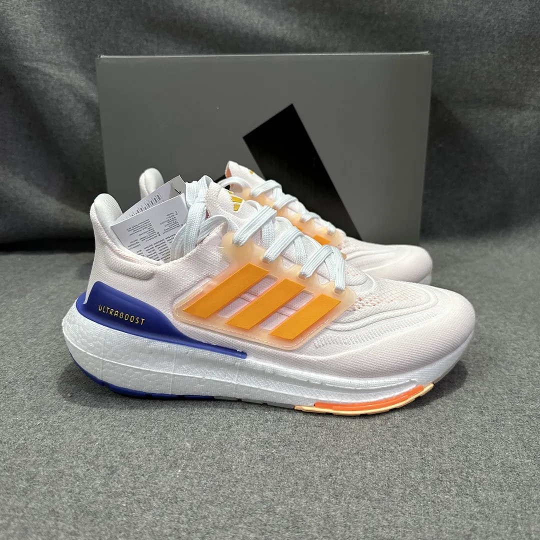 adidas Ultraboost 23 Light White Orange –  Replica Shoes Original 575