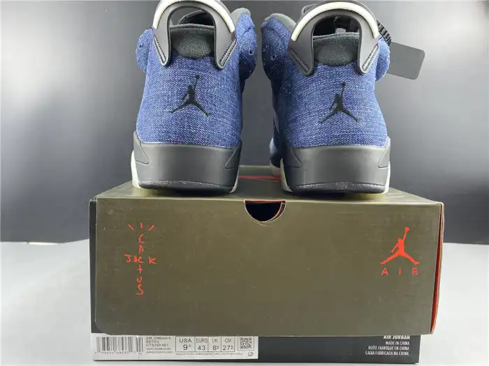 Bmlin Shoes Air Jordan 6 Washed Denim CT5350-401