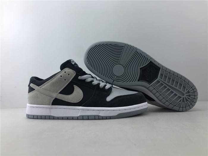 KICKWHO Nike Sb Zoom Dunk Low Pro Black Wolf Grey-White-White 854866-001