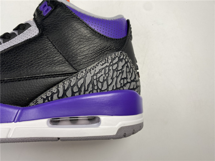 TB Air Jordan 3 Retro Black Court Purple CT8532 050