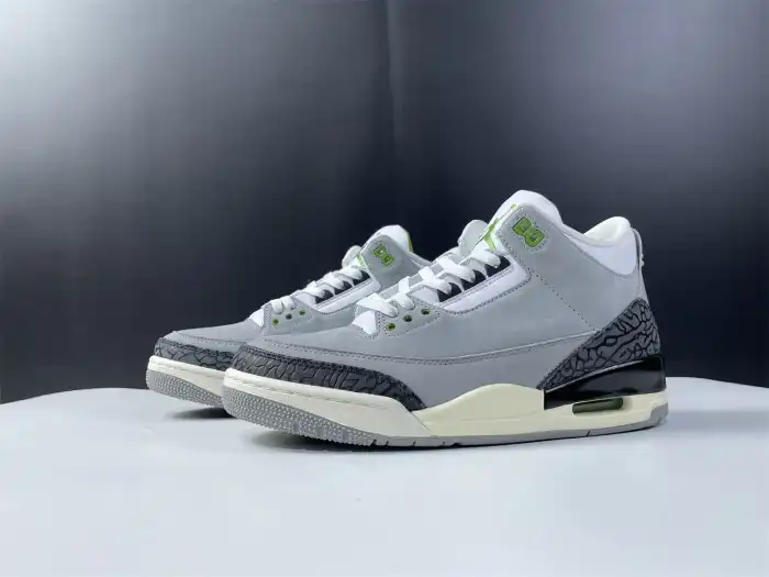 BK Air Jordan 3 Retro Chlorophyll 136064-006