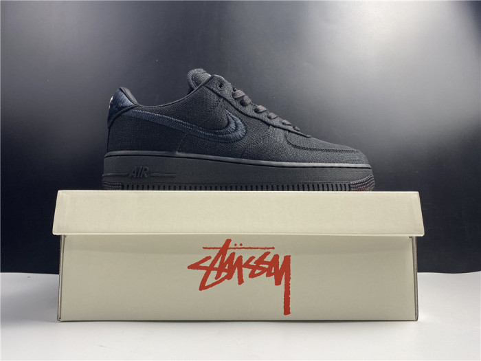 TB NIKE AIR FORCE 1 LOW STUSSY BLACK CZ9084-001