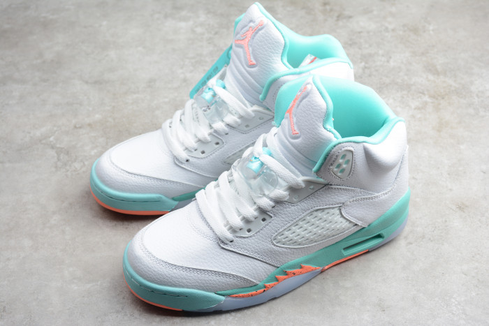 TB Air Jordan 5 GS Light Aqua 440892-100