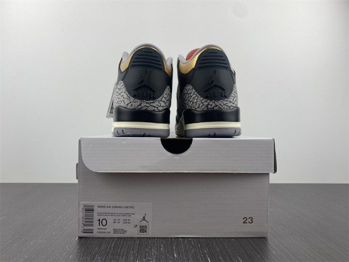 TB Air Jordan 3 WMNS Black Gold CK9246-067