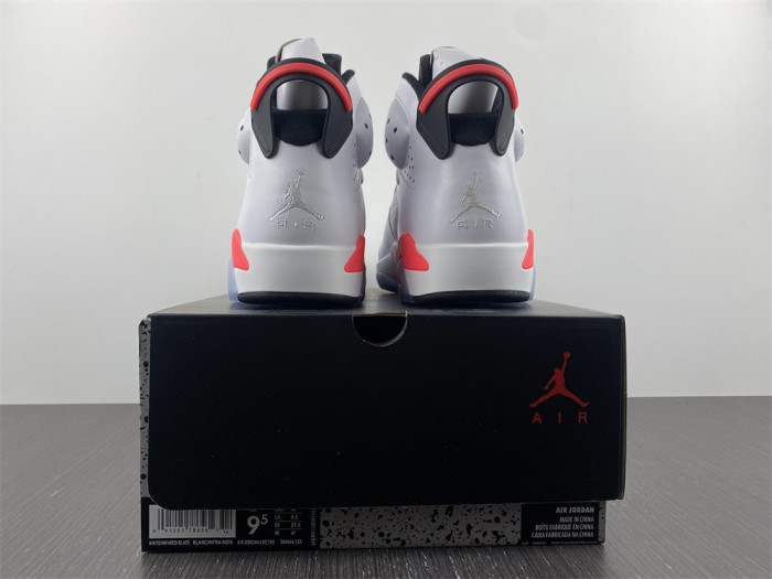 TB Jordan 6 Retro Infrared White (2014) 384664-123