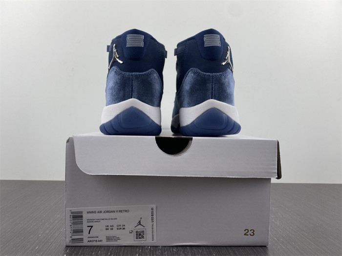 TB Air Jordan 11 Velvet WMNS Midnight Navy AR0715-441