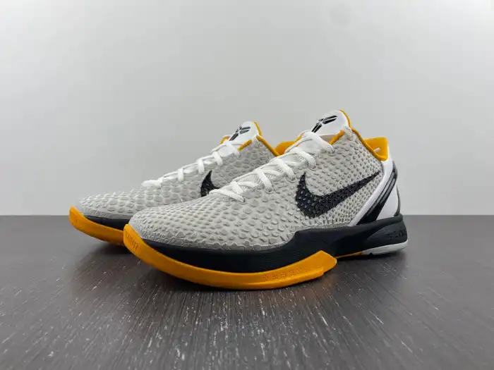 BK Kobe 6 Protro Playoff Pack White Del Sol CW2190-100