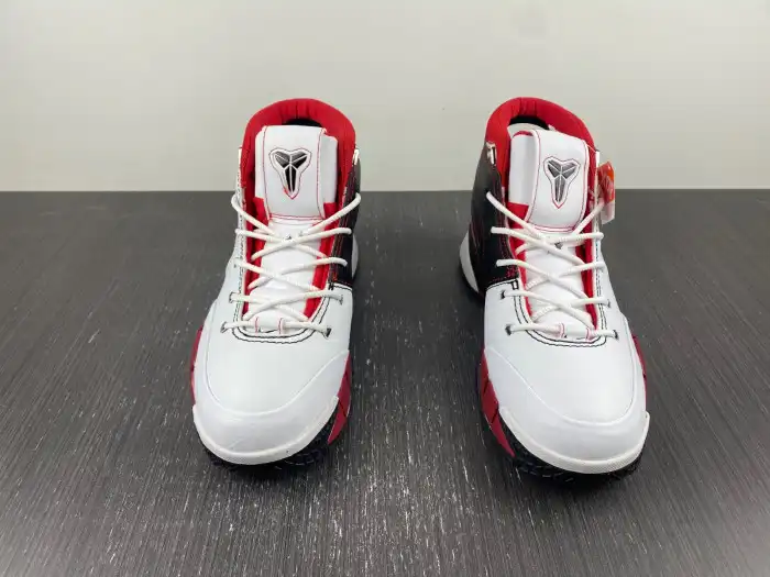 Cheap LY Nike Kobe 1 Protro White Black Red (All Star) AQ2728-102