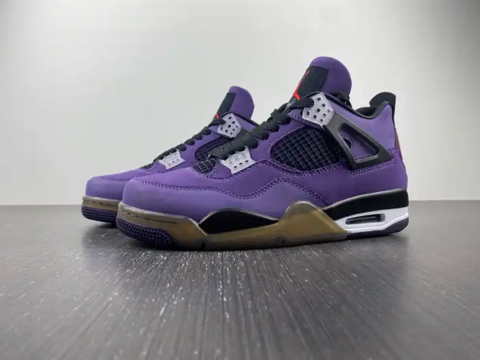 Kickmax Jordan 4 Retro Travis Scott Purple (Friends and Family) 766296 LN4