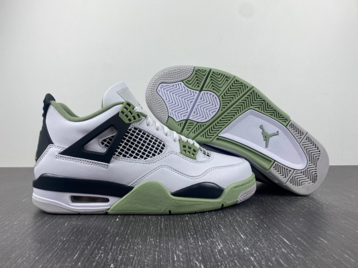 KICKWHO Air Jordan 4 WMNS Seafoam AQ9129-103