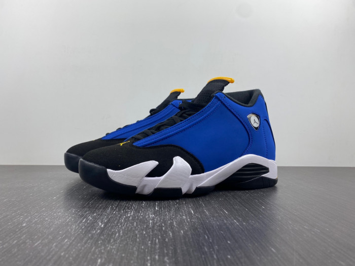 TB Jordan 14 Retro Laney 487471-407