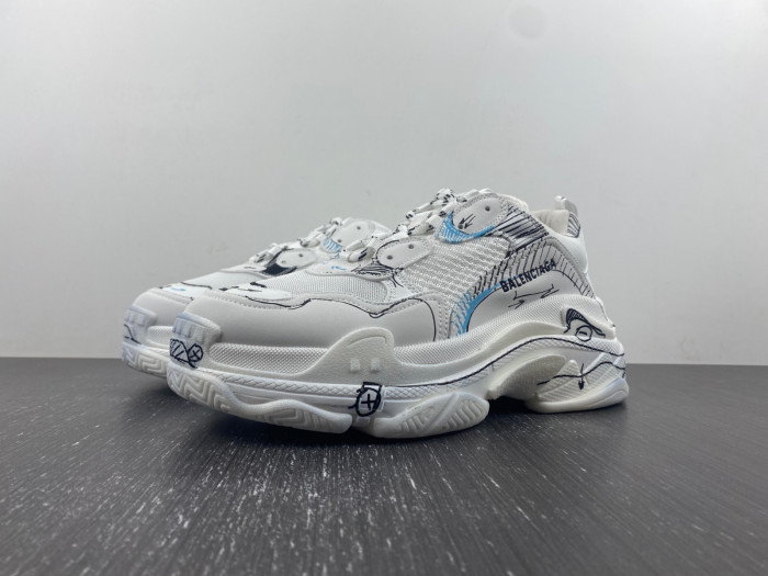 TB BLCG TRIPLE S SNEAKER 536737 W35R8 9014