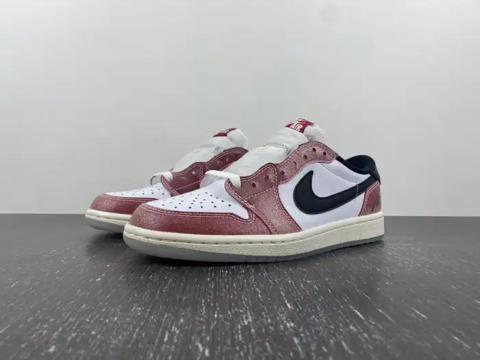 Kicked Out Shoe Store TROPHY ROOM X AIR JORDAN 1 LOW OG 'RED BLACK' FN0432-017