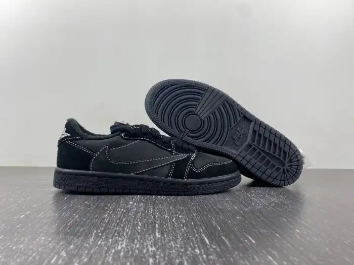 Reps LY KIDS Travis Scott x Air Jordan 1 Low OG SP 'Black Phantom' DO5442-001