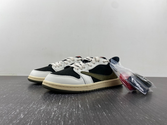 TB KIDS TRAVIS SCOTT X AIR JORDAN 1 LOW OG PS 'OLIVE' DZ5909-106