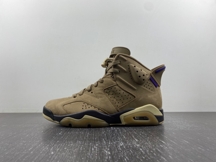 TB Air Jordan 6 WMNS Gore-Tex Brown Kelp FD1643-300