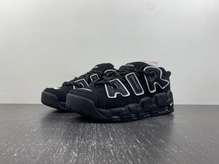 TB AMBUSH x Nike Air More Uptempo Low Black White FB1299-001